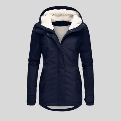 Lange waterdichte winterjas voor dames – Sophie