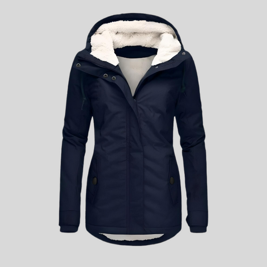 Lange waterdichte winterjas met luxe voering – Teresa