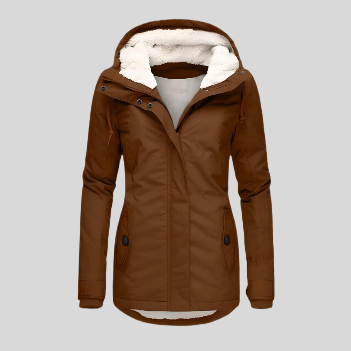 Lange waterdichte winterjas voor dames – Sophie
