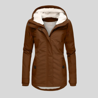 Lange waterdichte winterjas met luxe voering – Teresa