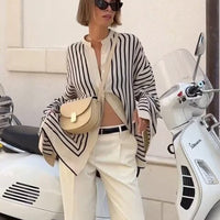Gestreepte blouse voor dames – Eveline
