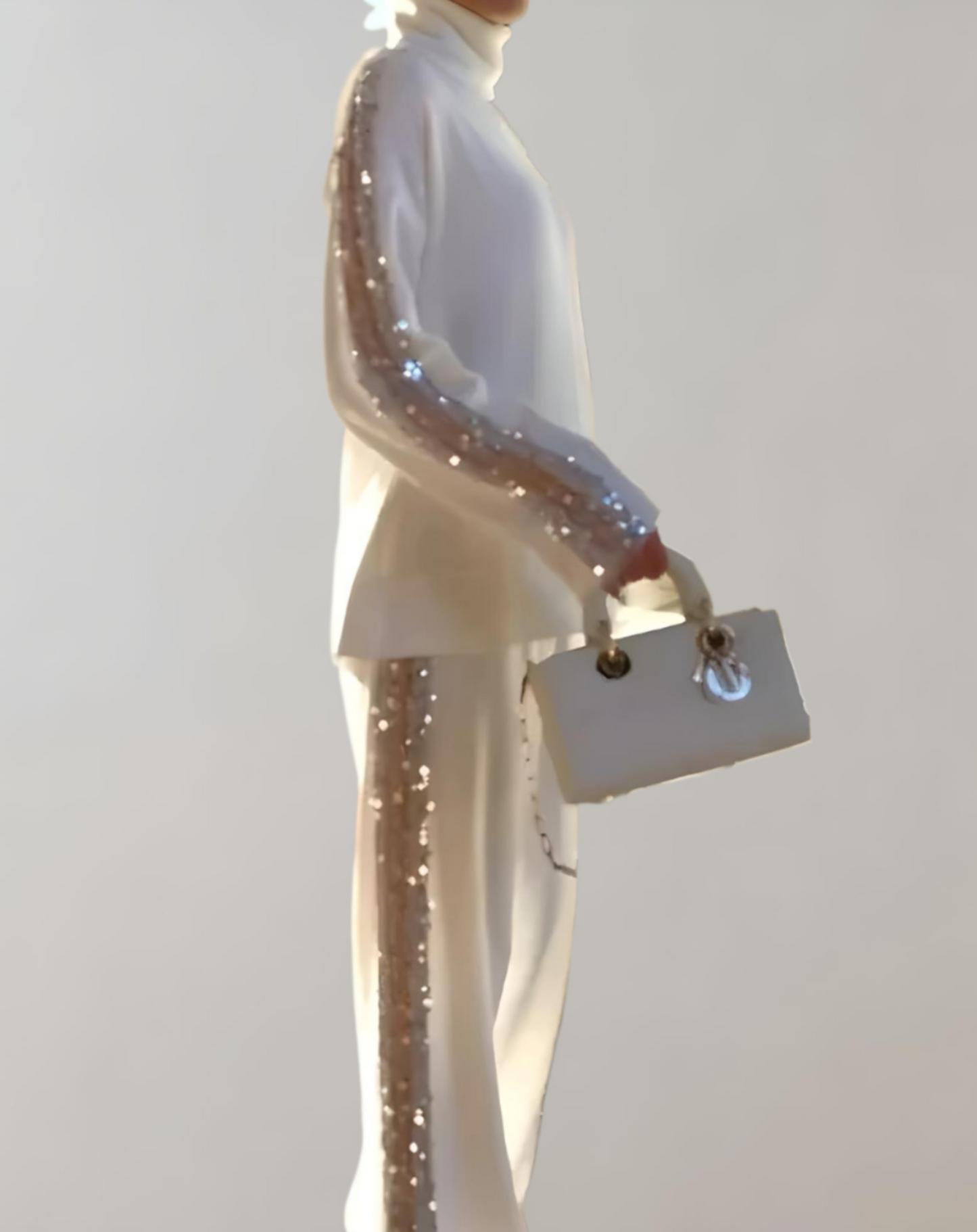 Tweedelige Glitterset Met Coltrui – Elara