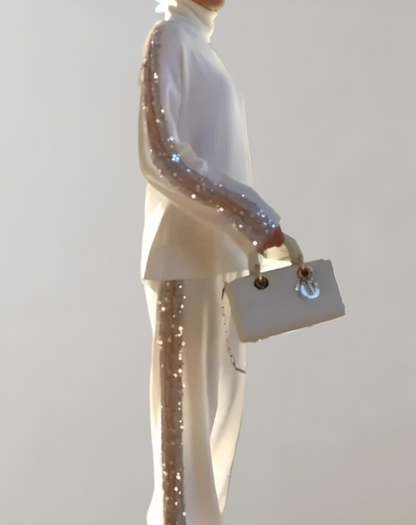 Tweedelige Glitterset Met Coltrui – Elara