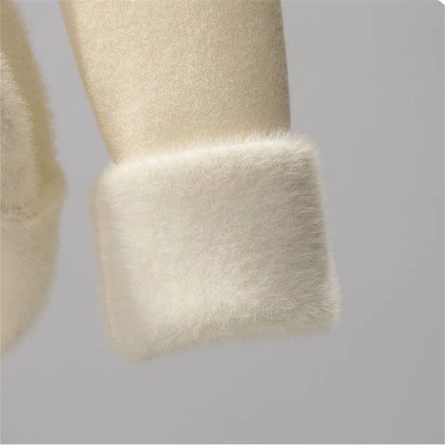 Luxe fluweel gevoerde coltrui voor winter – Camille