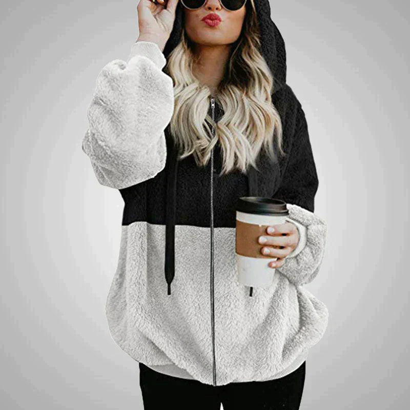 Luxe teddy jas voor warmte en stijl – Valentina