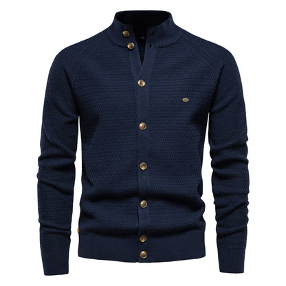Gebreid heren vest met luxe wolmix – Olivier