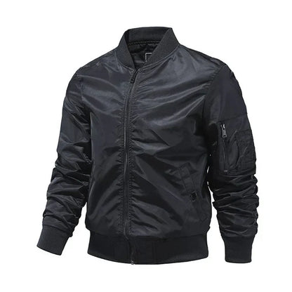 Casual Outdoor Bomberjack met Rits voor Heren – Thomas