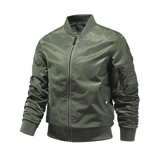 Casual Outdoor Bomberjack met Rits voor Heren – Thomas