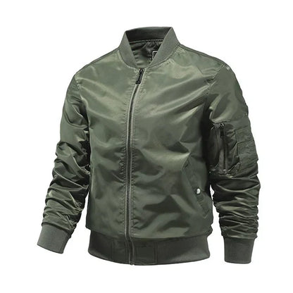 Casual Outdoor Bomberjack met Rits voor Heren – Thomas