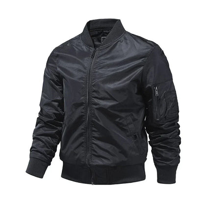 Casual Outdoor Bomberjack met Rits voor Heren – Thomas