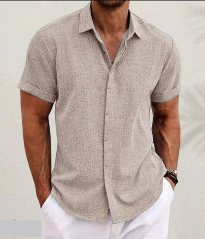 Korte Mouwen Overhemd Casual en Comfortabel – Axton