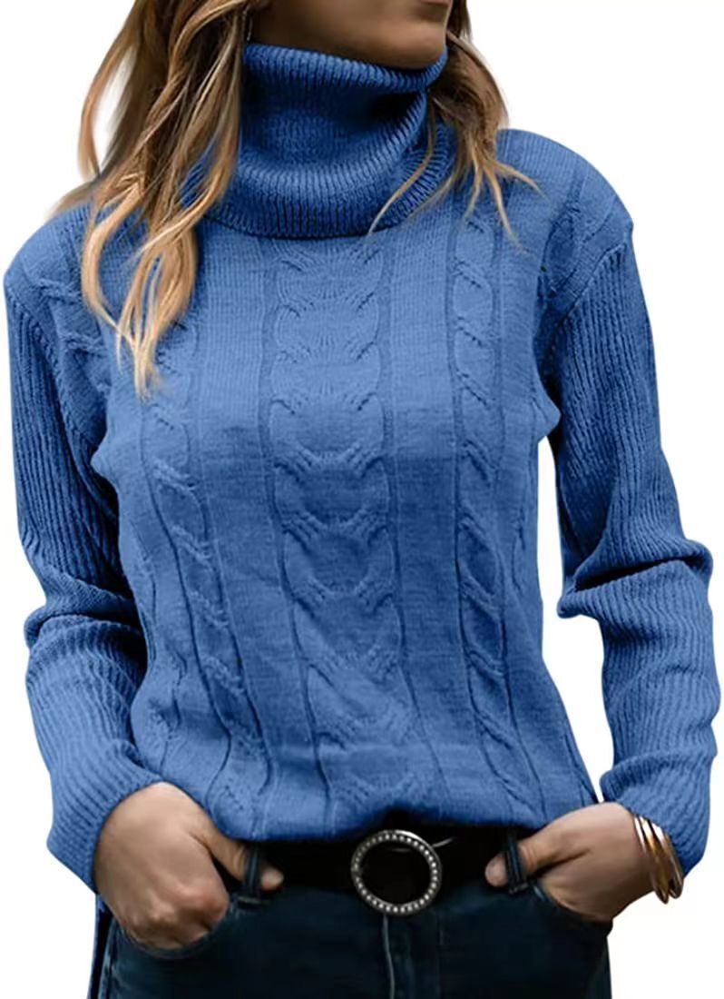 Warme Coltrui met Gedraaid Garen voor Winter – Odette
