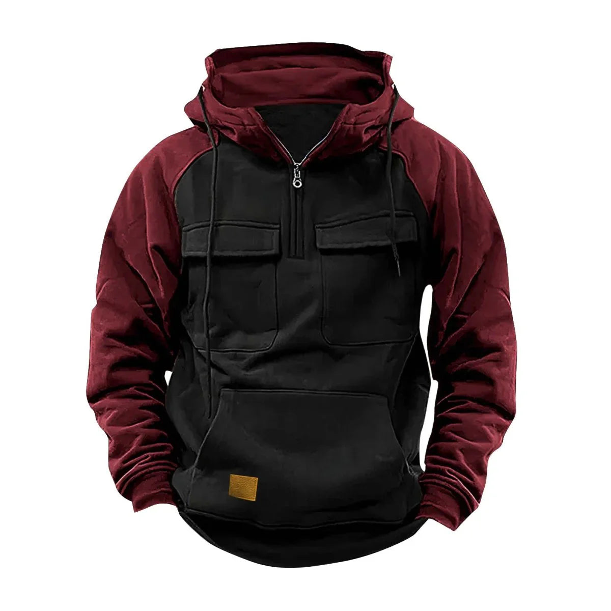 Warme Hoodie met Trendy Colorblock Ontwerp – Milan