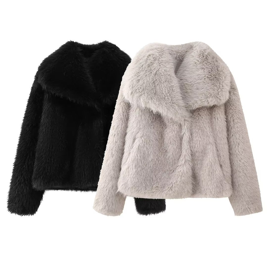 Luxe dames bontjas met warme en elegante pasvorm – Valentina