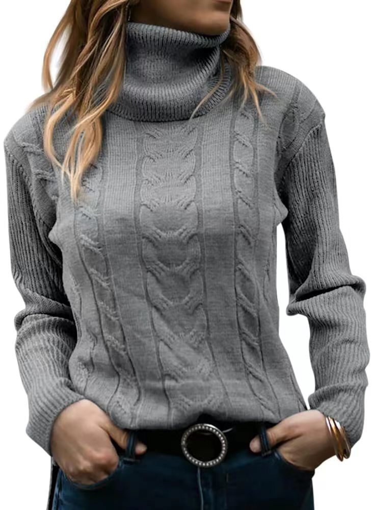 Warme Coltrui met Gedraaid Garen voor Winter – Odette