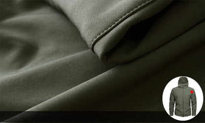 Softshell Fleece Winterjas voor Bergsport en Wandelen – Thomas