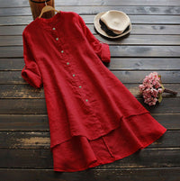 Oversized Katoenen Linnen Zomerjurk voor Dames – Eveline