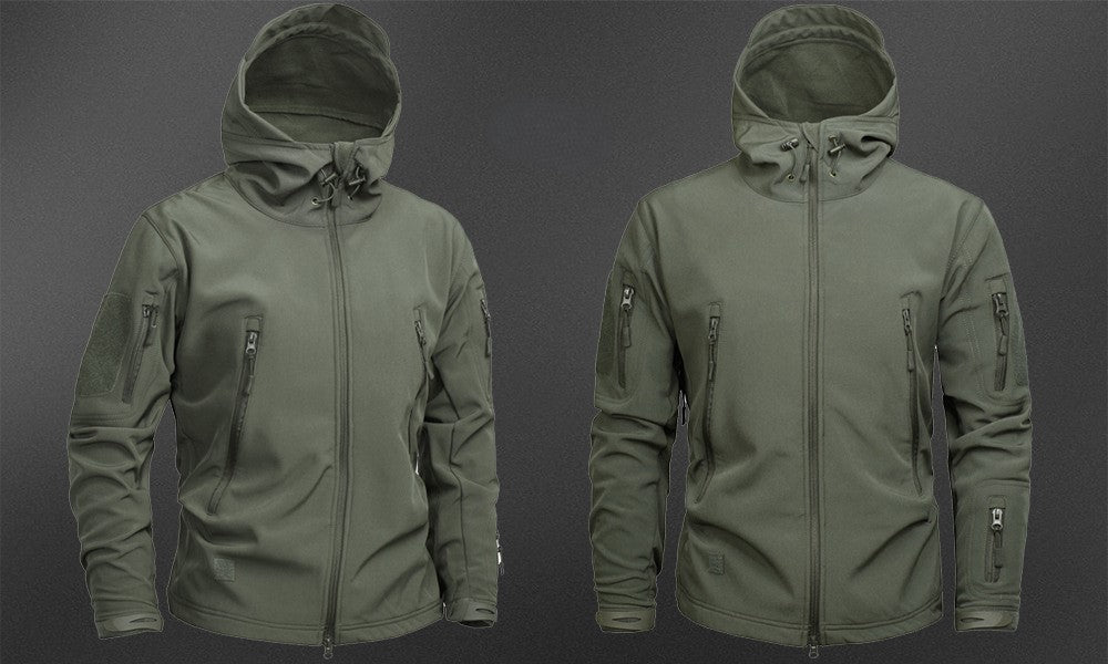 Softshell Fleece Winterjas voor Bergsport en Wandelen – Thomas