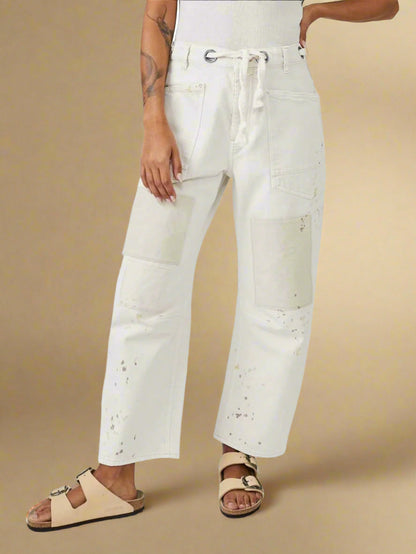 Brede Comfortabele Katoenen Broek voor Dagelijks Gebruik – UrbanVibe