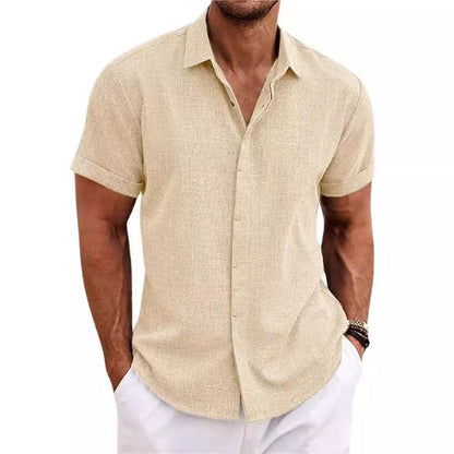 Korte Mouwen Overhemd Casual en Comfortabel – Axton