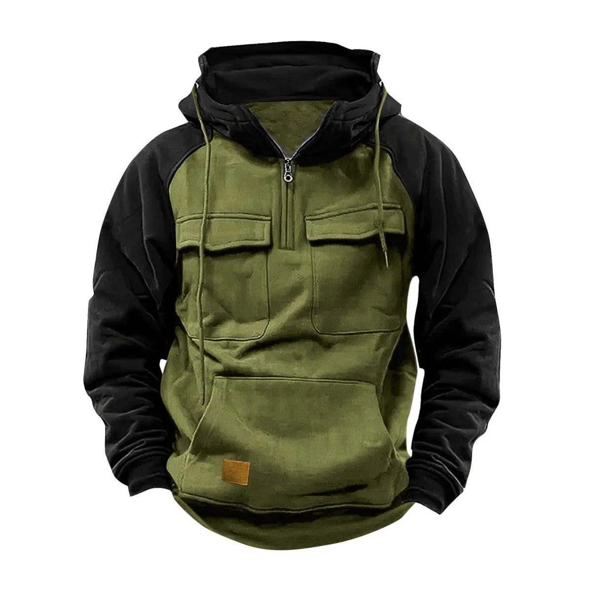Warme Hoodie met Trendy Colorblock Ontwerp – Milan