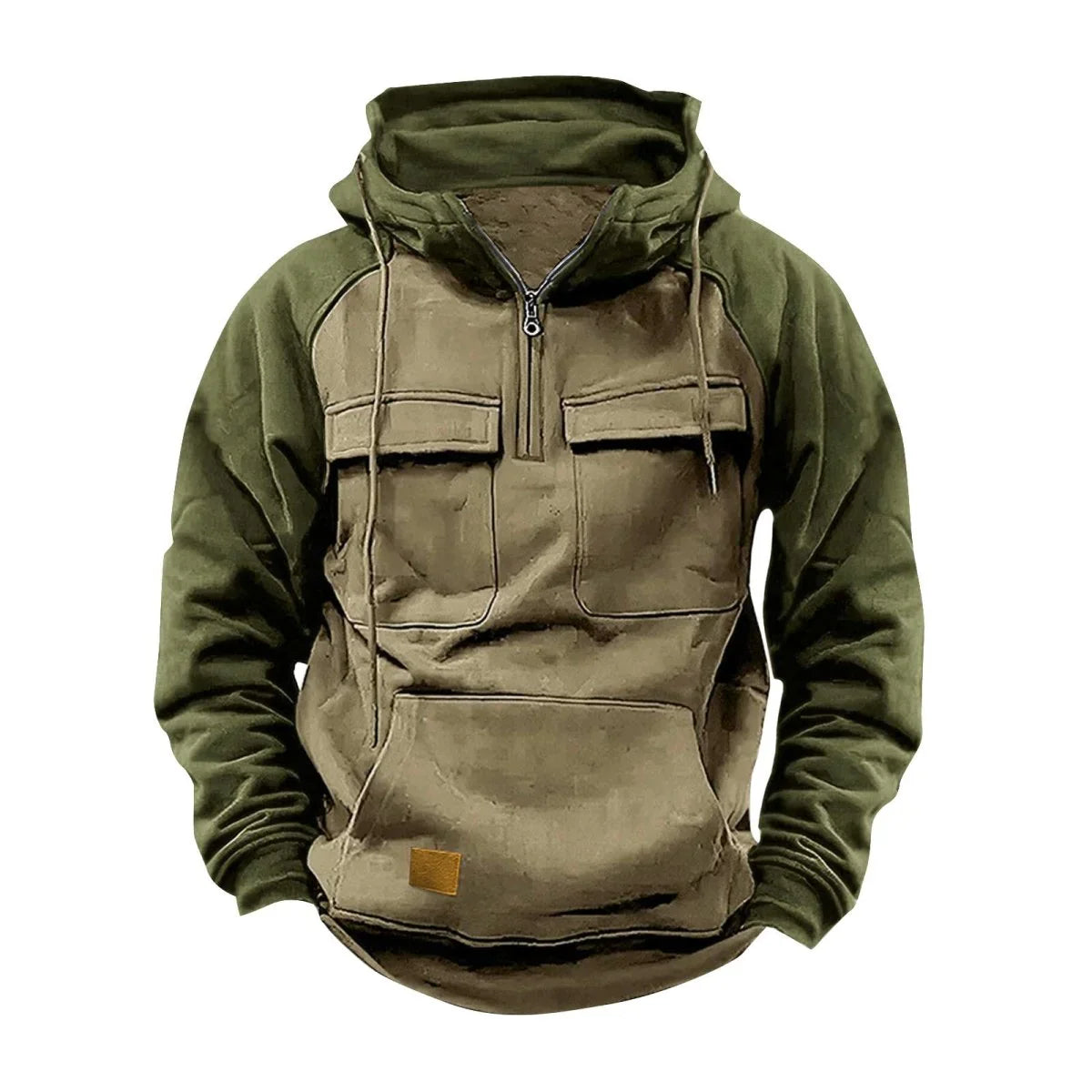 Warme Hoodie met Trendy Colorblock Ontwerp – Milan