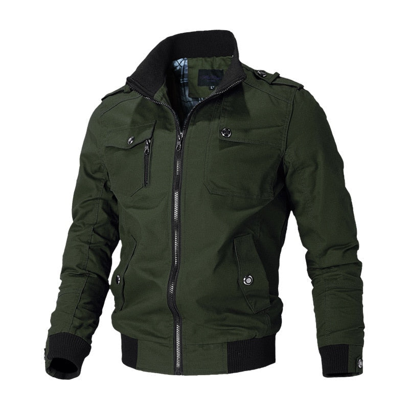 Lichtgewicht Casual Bomberjack met Rits voor Heren – Max