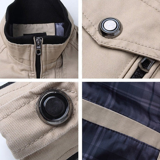 Lichtgewicht Casual Bomberjack met Rits voor Heren – Max