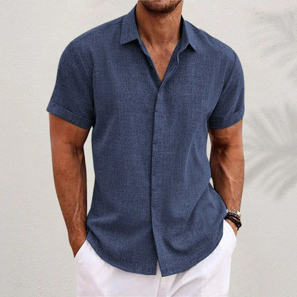 Lente zomer herenoverhemd ademend comfortabel stijl – Renovar