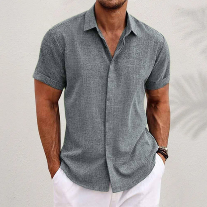 Lente zomer herenoverhemd ademend comfortabel stijl – Renovar