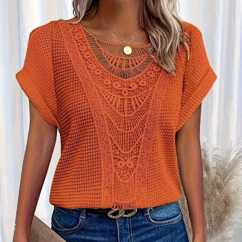 Zomerblouse voor dames met ademend katoen – Liva