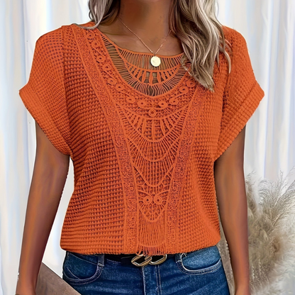 Zomerblouse voor dames met ademend katoen – Liva