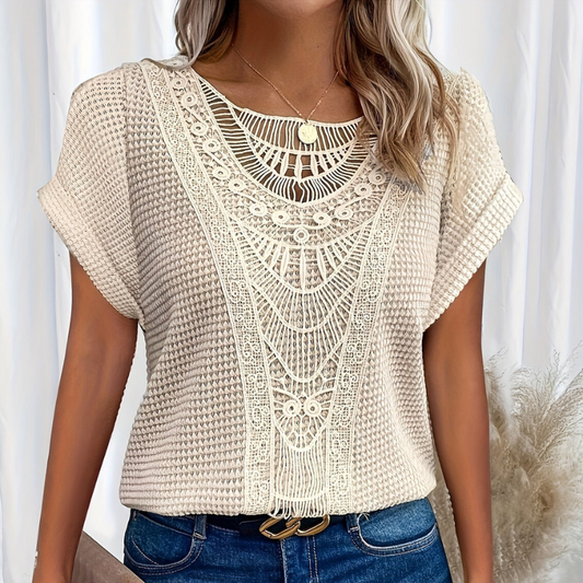 Zomerblouse voor dames met ademend katoen – Liva
