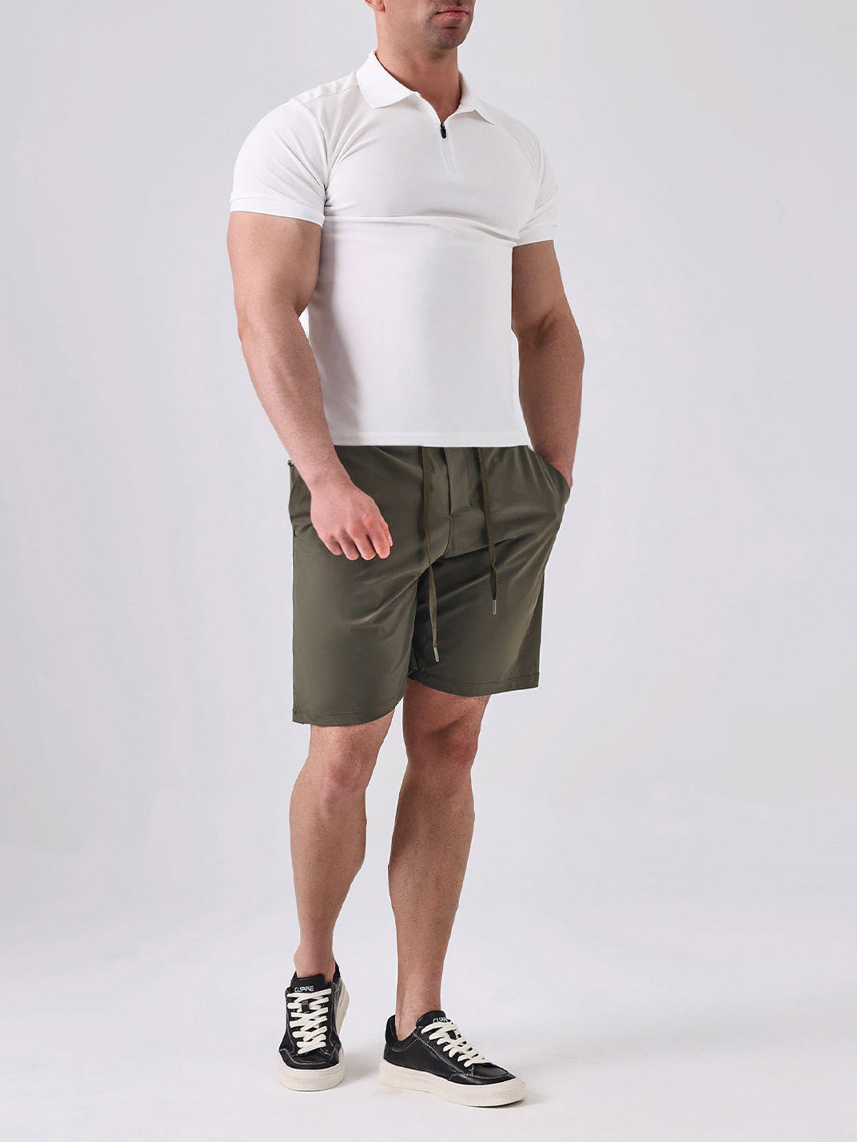 Polo Shirt Heren Korte Mouw met Rits – Daan