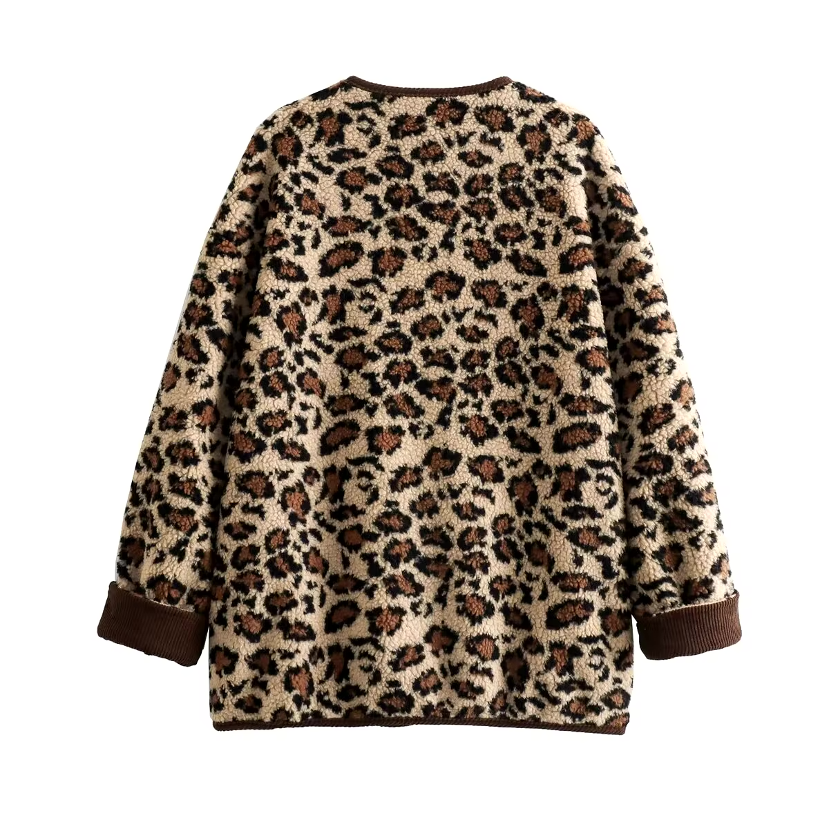 Trendy Panterprint Jas - WildFleece Coat