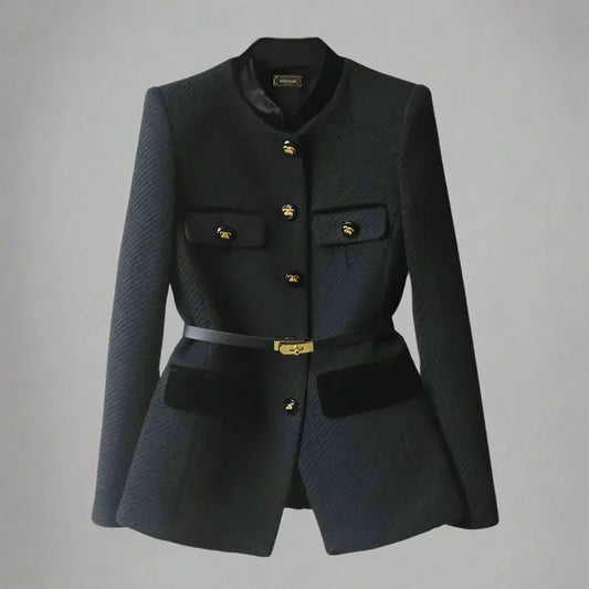 Lange mouw wollen blazer voor elke gelegenheid – Emma
