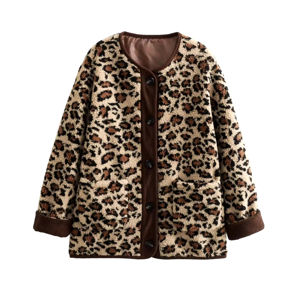 Trendy Panterprint Jas - WildFleece Coat