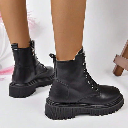 Warme waterafstotende enkelboots voor dames – NovaStep