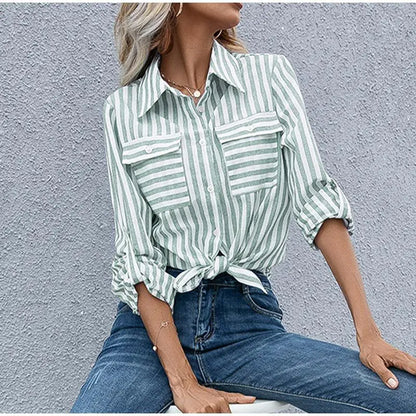 Zomerblouse dames ademend kreukvrij lichtgewicht – Kaylee
