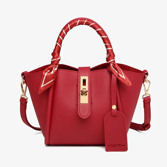 Elegante schoudertas met clutch en sjaaltje – Lumiéra