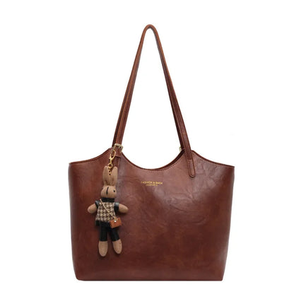 Vintage vegan tote bag met charme voor dames – Elvyna