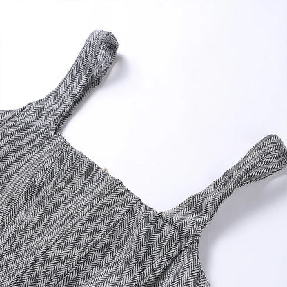 Visgraat top, jas en broek set voor dames – Olivia