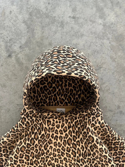 Oversized hoodie met trendy luipaardprint – Olivia