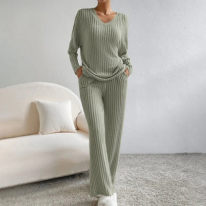 Geribbelde dames set voor moeiteloze elegantie – Isa