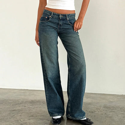 High Waist Wide-Leg Damesjeans in Diverse Kleuren – Ysella