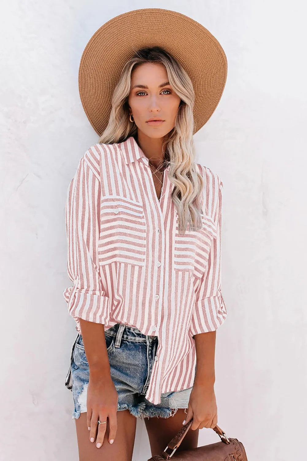 Zomerblouse dames ademend kreukvrij lichtgewicht – Kaylee