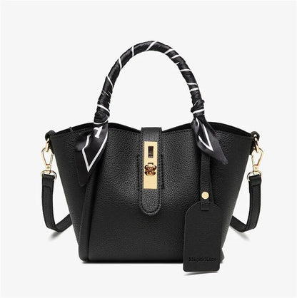 Elegante schoudertas met clutch en sjaaltje – Lumiéra