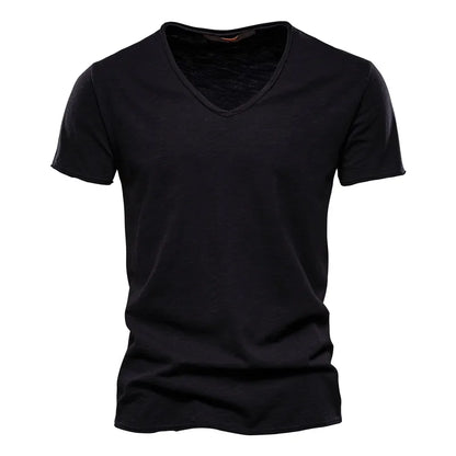 Ademend katoenen zomershirt met slim fit – Milan