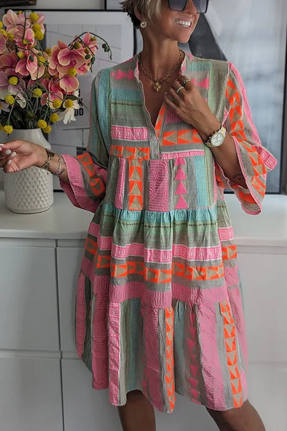 Elegante midi jurk voor lente en zomer – Kiki