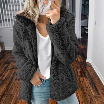 Warme en comfortabele teddy hoodie – Emma